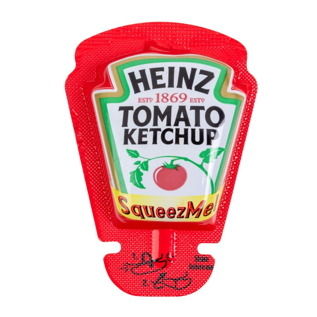 Heinz Tomato Ketchup SqueezMe! Sachets 26ml (70 Pack)