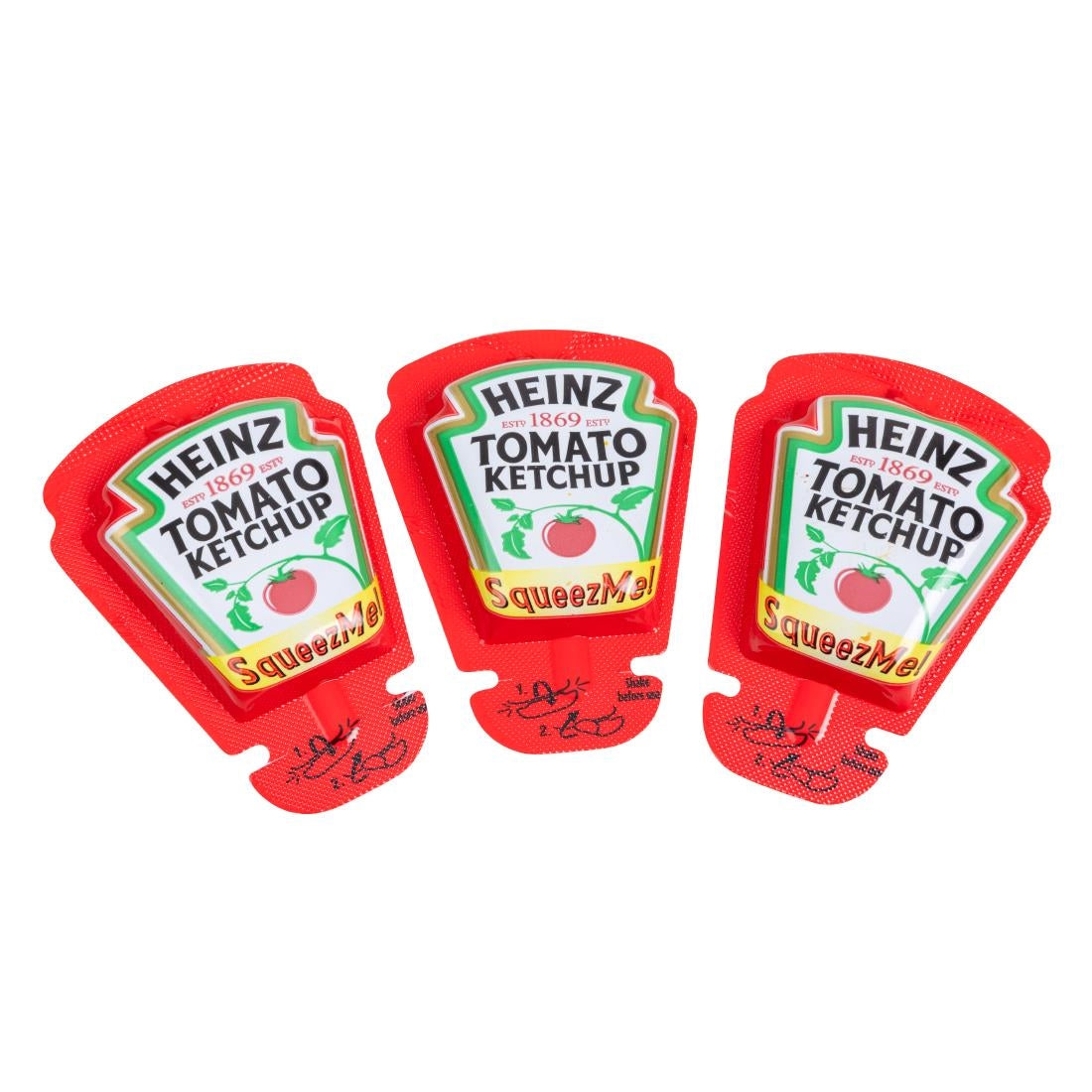 Heinz Tomato Ketchup SqueezMe! Sachets 26ml (70 Pack)