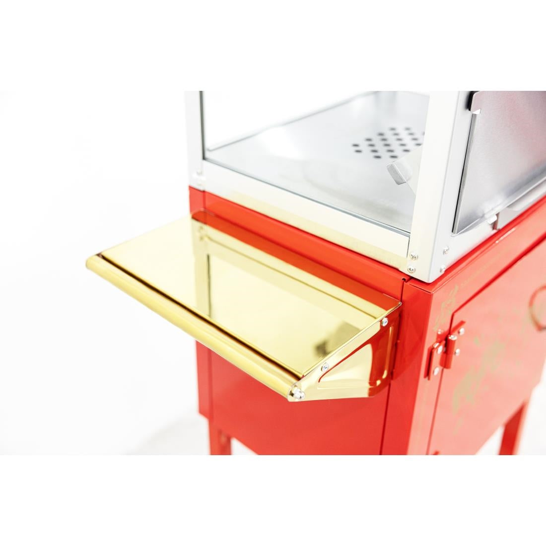 A1 Equipment 8oz Popcorn Machine with Cart Red