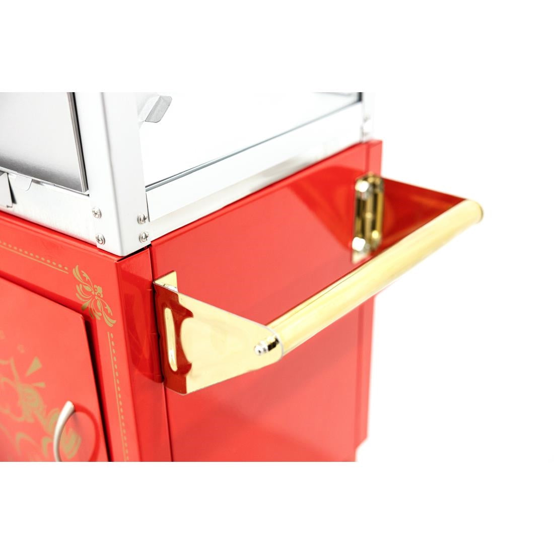 A1 Equipment 8oz Popcorn Machine with Cart Red