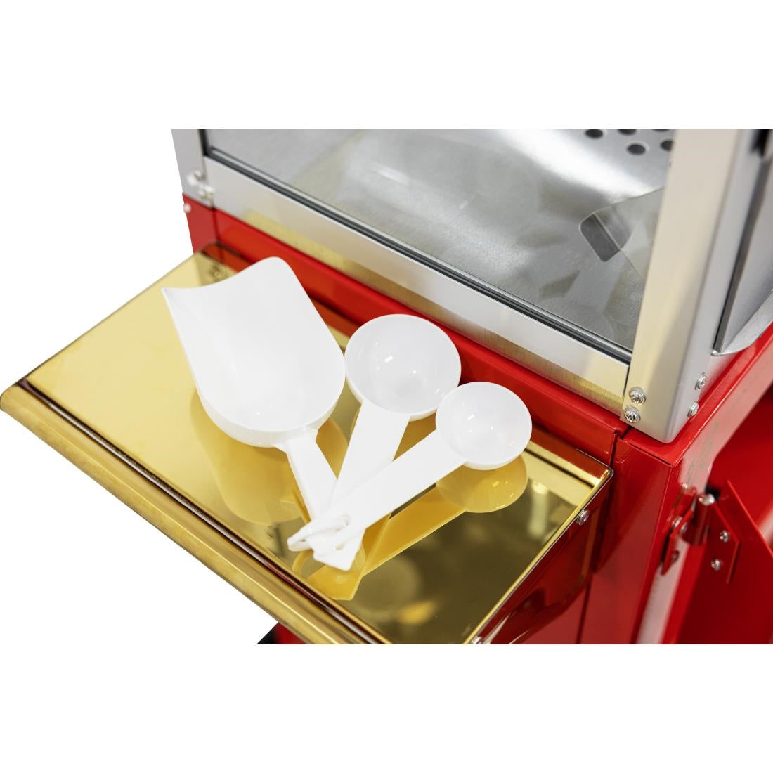 A1 Equipment 8oz Popcorn Machine with Cart Red