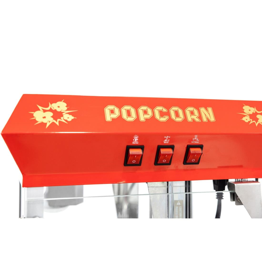 A1 Equipment 8oz Popcorn Machine with Cart Red