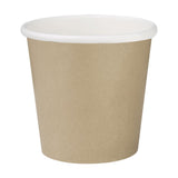 Fiesta Recyclable Hot Cups Single Wall Kraft 6oz (50 Pack)