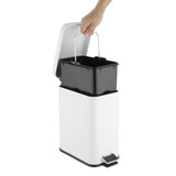 Jantex Slim Bin White 5Ltr