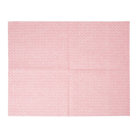 Jantex Heavy Duty Non-Woven Cloths Red (25 Pack)