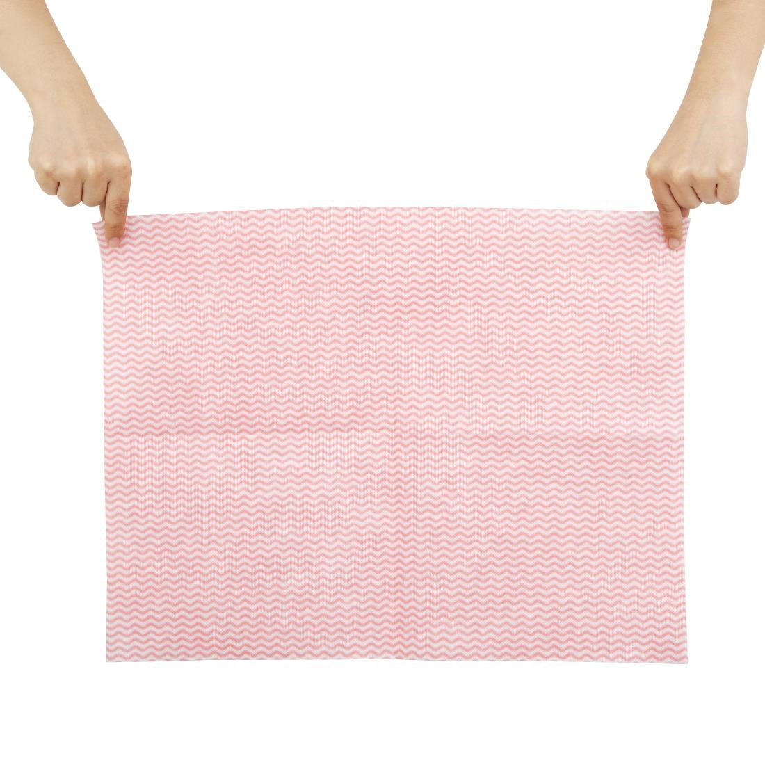Jantex Heavy Duty Non-Woven Cloths Red (25 Pack)