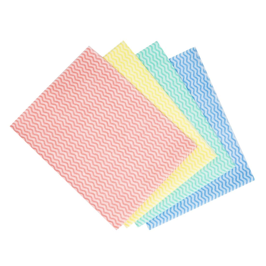 Jantex Heavy Duty Non-Woven Cloths Yellow (25 Pack)