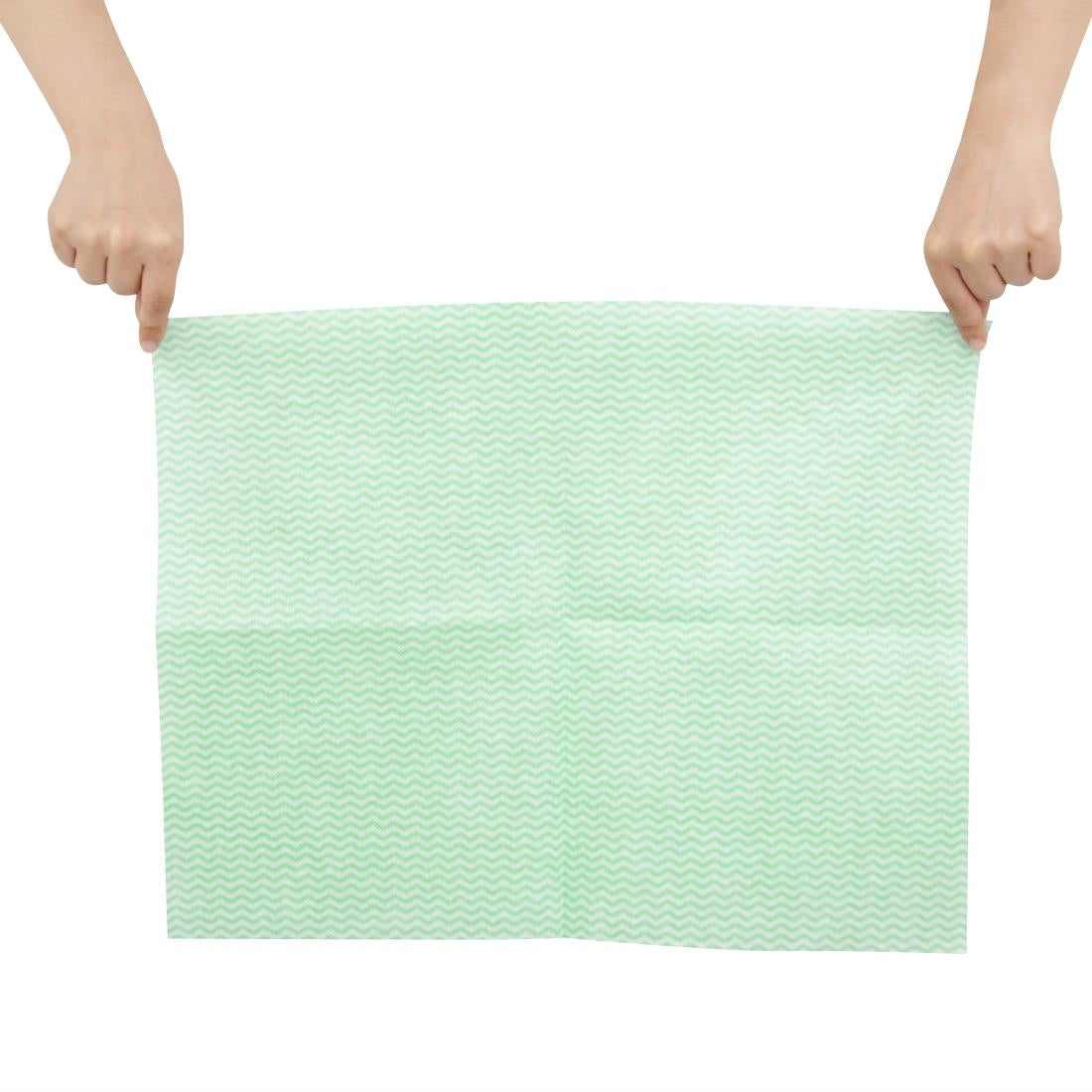 Jantex Heavy Duty Non-Woven Cloths Green (25 Pack)
