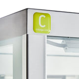 Cossiga Tower BTG Freestanding Multideck Display Fridge Rear Sliding Doors 600mm