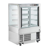 Cossiga Tower BTG Freestanding Multideck Display Fridge Rear Sliding Doors 900mm