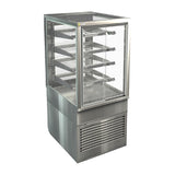 Cossiga Heated Freestanding Multideck Display w/Sliding Front & Rear Doors 600mm