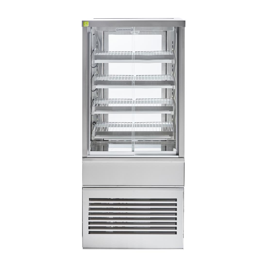 Cossiga Heated Freestanding Multideck Display Sliding Front & Rear Doors 600mm