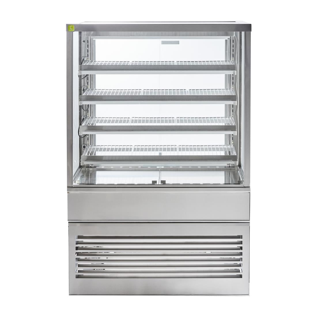 Cossiga Heated Freestanding Display Solid Front Glass Rear Sliding Doors 900mm