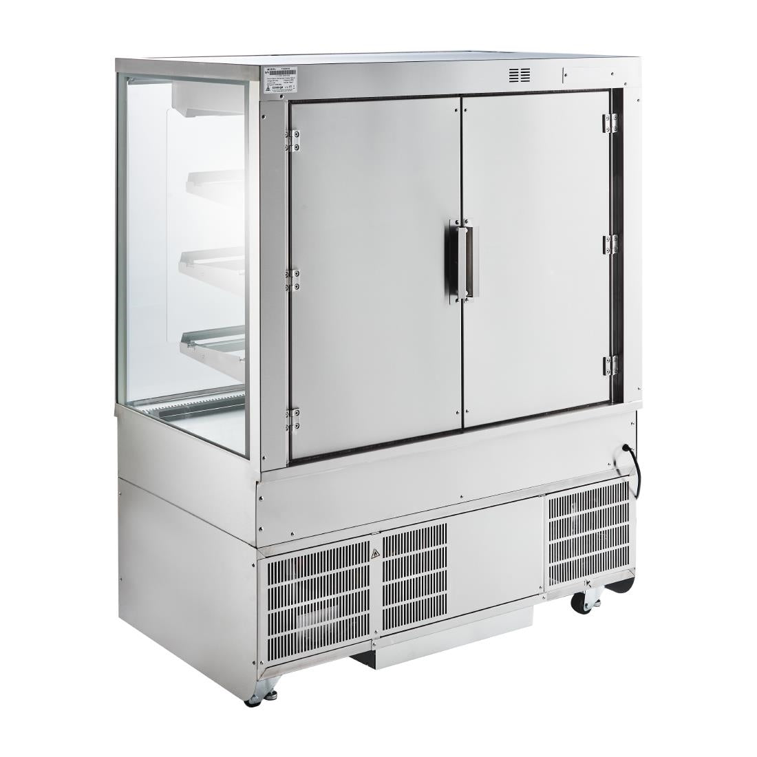 Cossiga Tower TTG Open Front Tall Refrigerated Freestanding Multideck Hinged Rear Door 1200mm