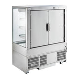 Cossiga Tower TTG Open Front Tall Refrigerated Freestanding Multideck Hinged Rear Door 1200mm