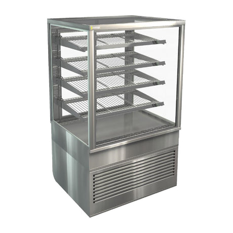 Cossiga Tower TTG Glass Front Tall Refrigerated Freestanding Serve Over Hinged Rear Door 900mm