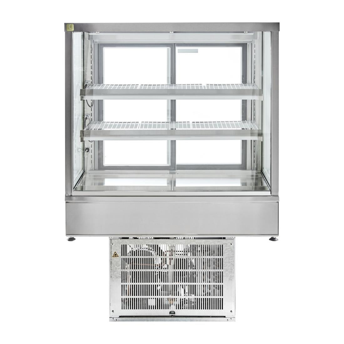 Cossiga Tower STG Refrigerated Drop-in Display w/Solid Front Glass & Rear Sliding Doors 600mm