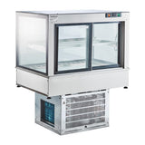 Cossiga Tower GOG Refrigerated Frameless Glass Countertop Display 900mm