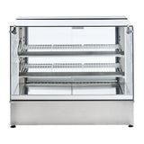 Cossiga Tower GOG Heated Countertop Display Single Glass Top and Doors 900mm