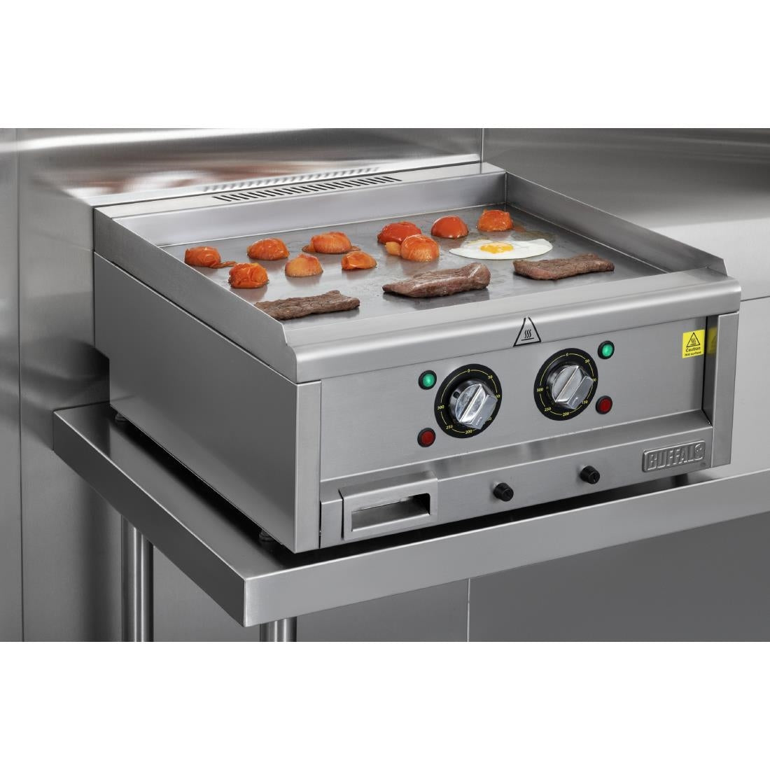 Buffalo 600 Series Dual Zone Electric Griddle 600mm Single Phase