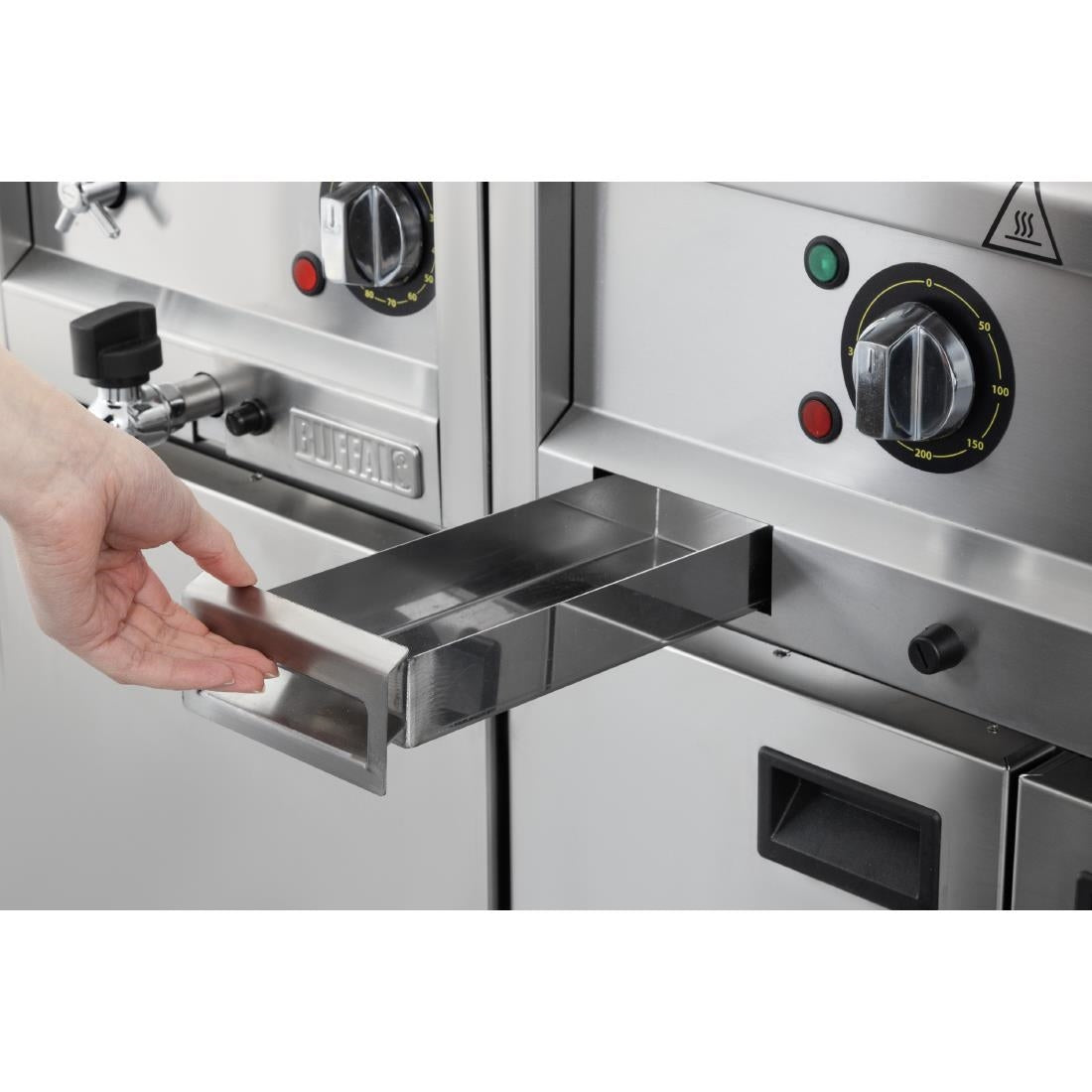 Buffalo 600 Series Dual Zone Electric Griddle 600mm Single Phase