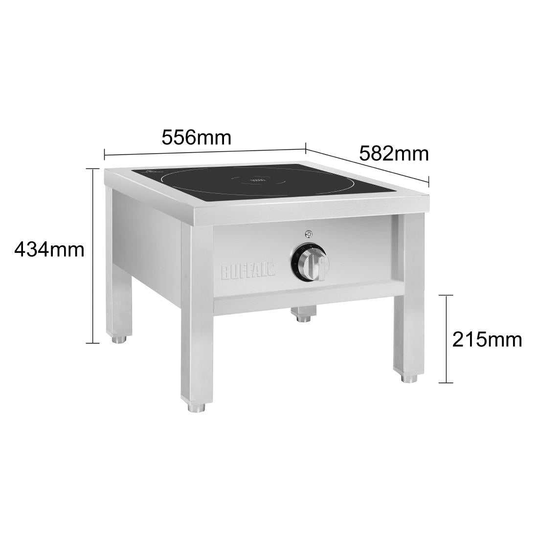 Buffalo Induction Stock Pot Stove 8kW