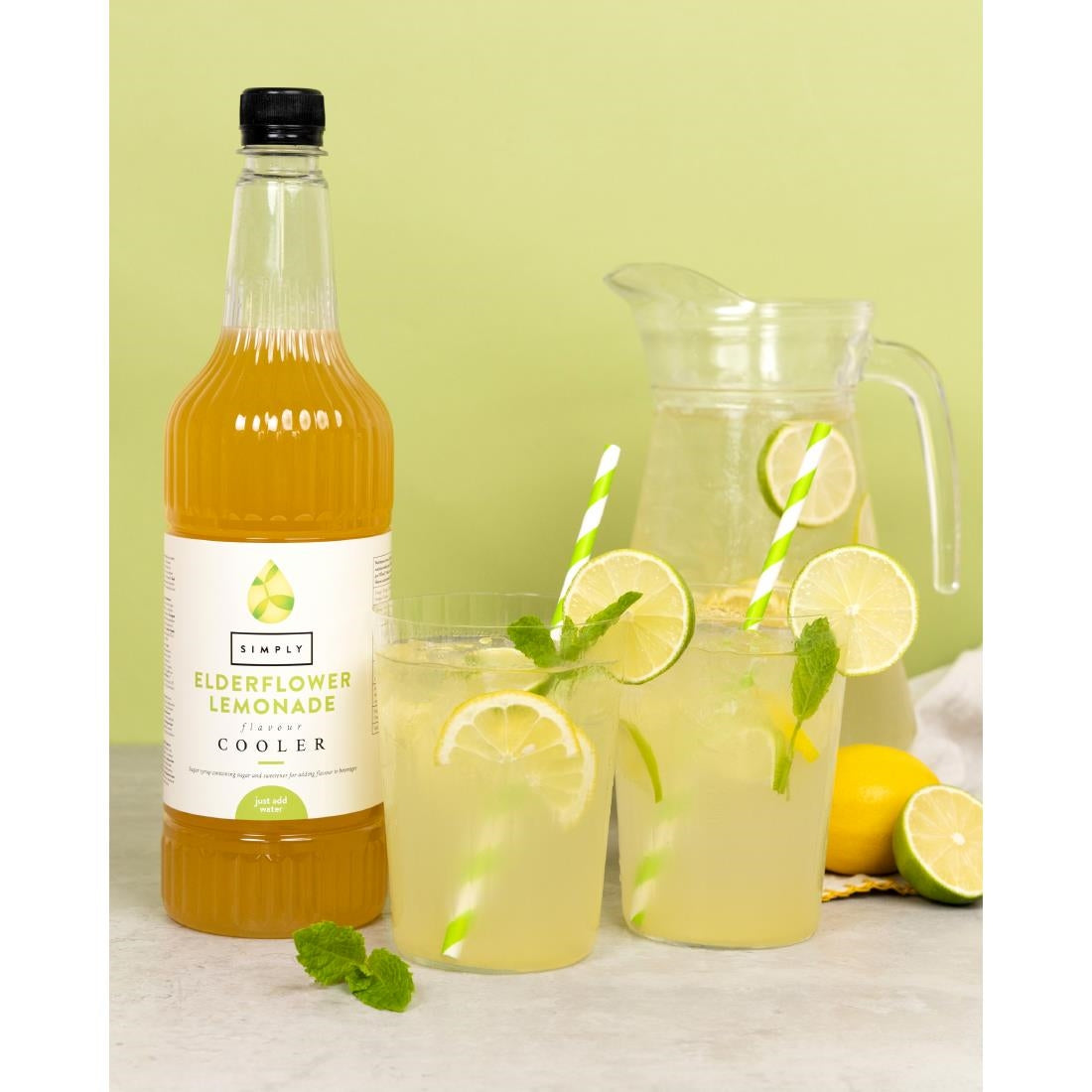 Simply Elderflower Lemonade Cooler Syrup 1Ltr