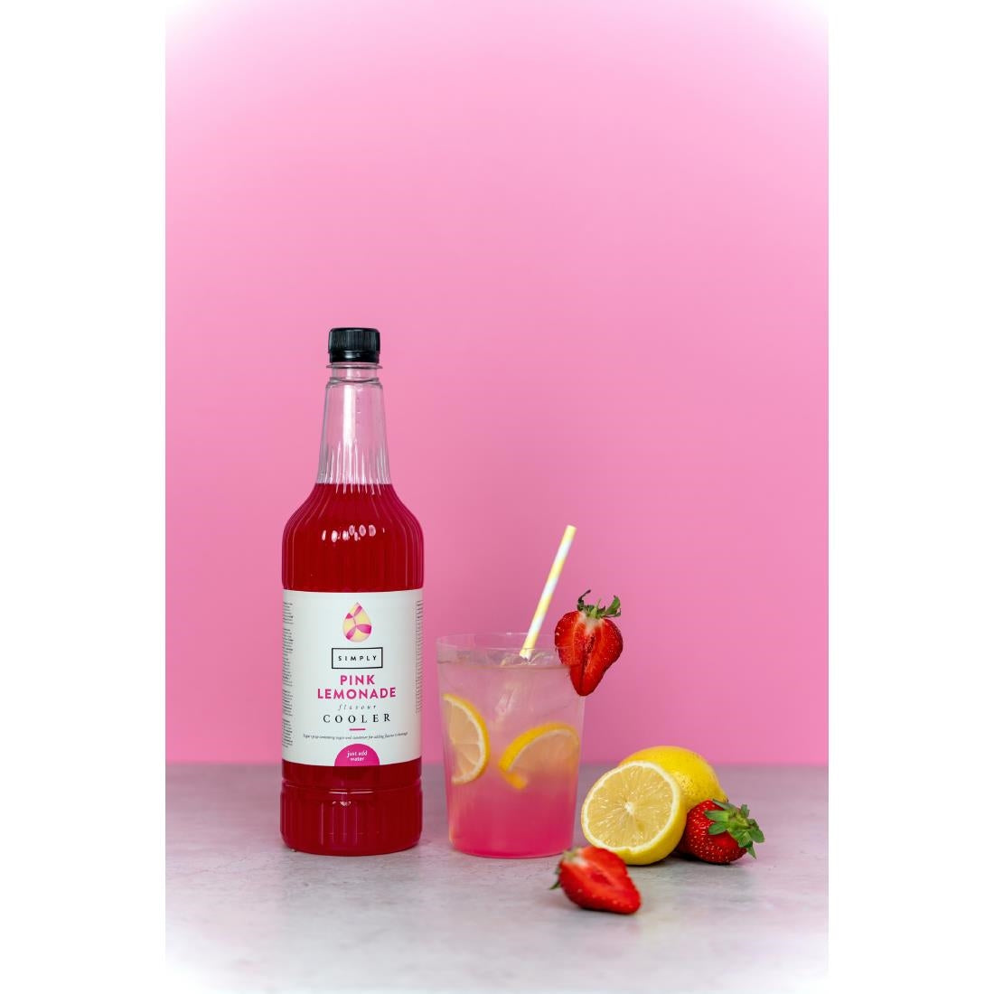 Simply Pink Lemonade Cooler Syrup 1Ltr