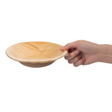 Fiesta Compostable Deep Palm Leaf Plates Round 175mm (100 Pack)