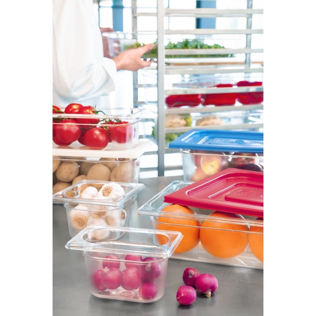 Pujadas Clear Polinorm Gastronorm Lid 1/6GN