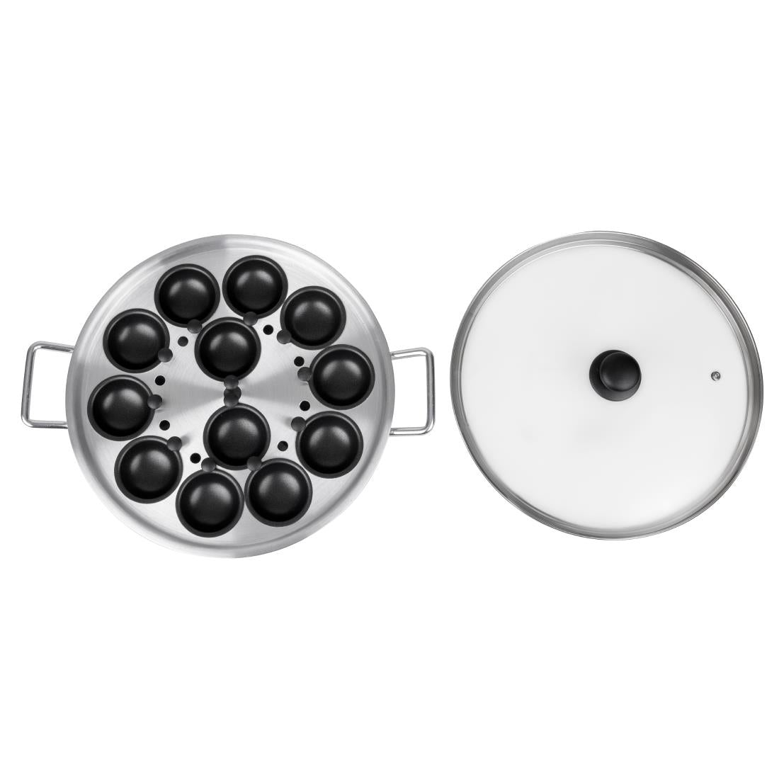 Vogue Aluminium Egg Poacher 35cm