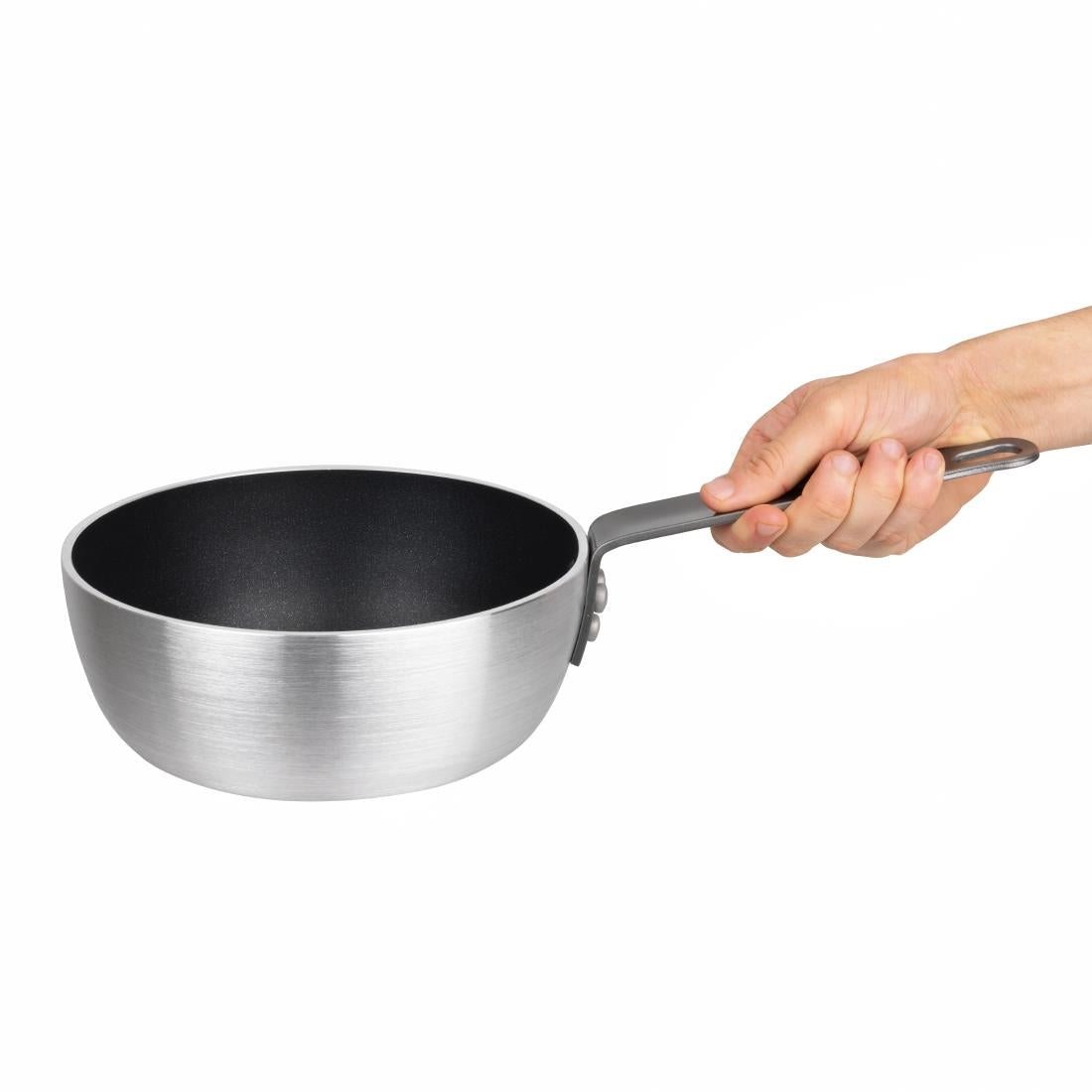 Vogue Aluminium Non-stick Teflon Platinum Plus Sauté Pan 20cm