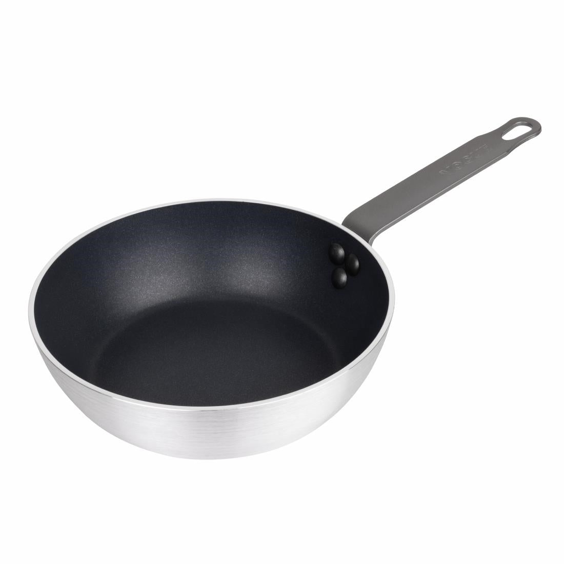 Vogue Aluminium Non-stick Teflon Platinum Plus Sauté Pan 24cm