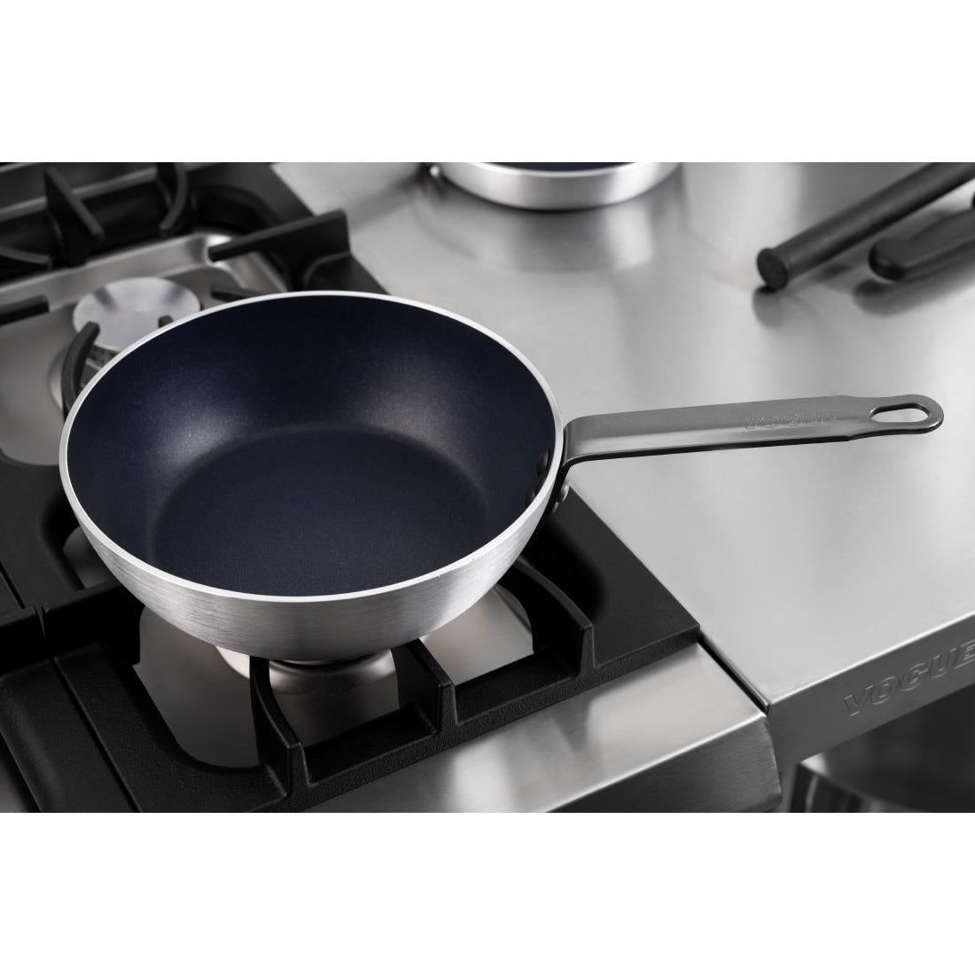 Vogue Aluminium Non-stick Teflon Platinum Plus Sauté Pan 24cm