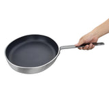 Vogue Aluminium Non-stick Teflon Platinum Plus Oval Frying Pan 40cm