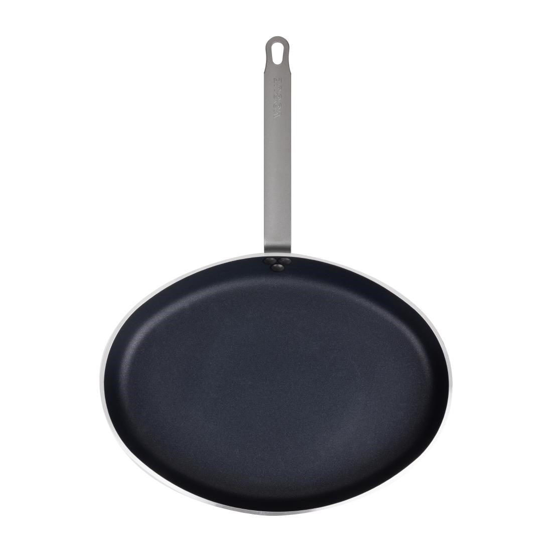 Vogue Aluminium Non-stick Teflon Platinum Plus Oval Frying Pan 40cm