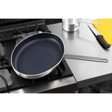 Vogue Aluminium Non-stick Teflon Platinum Plus Oval Frying Pan 40cm