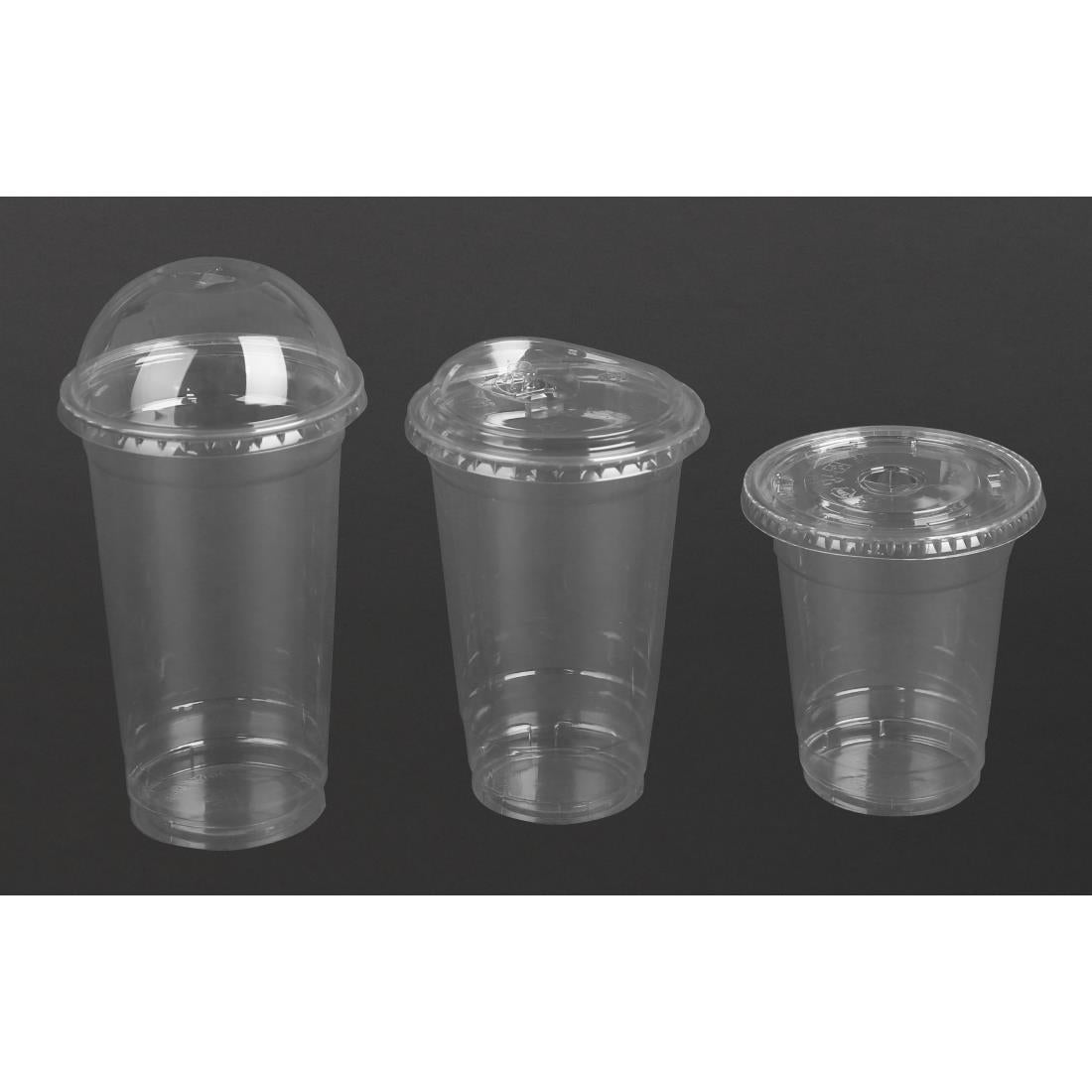 Fiesta Recyclable rPET Flat Lids for 12/16/20oz Cups (400 Pack)