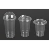 Fiesta Recyclable rPET Flat Lids for 12/16/20oz Cups (400 Pack)