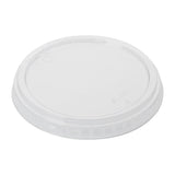 Fiesta Recyclable rPET Flat Lids for Deli Cups 8/12/16oz (300 Pack)