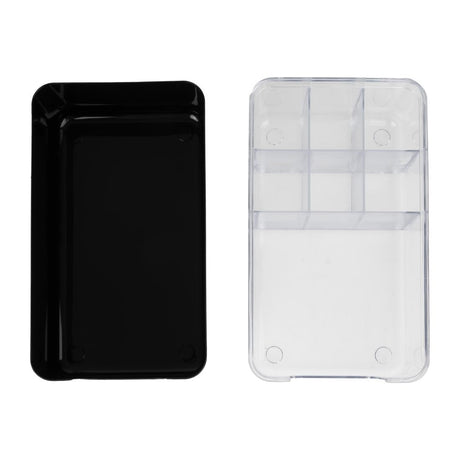 Olympia Kristallon Bar Caddy Black ABS