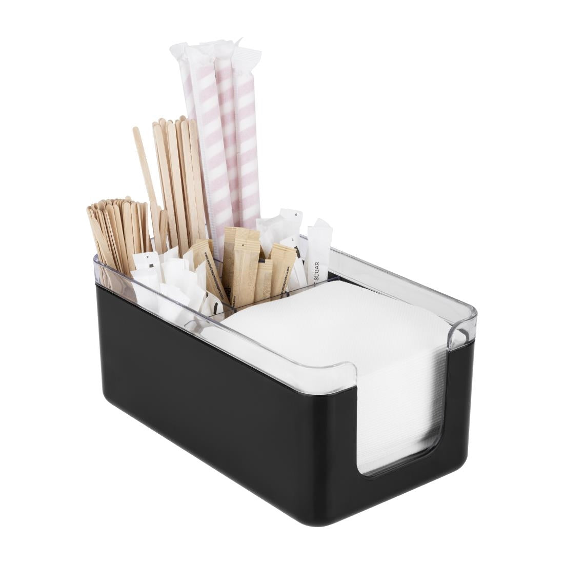 Olympia Kristallon Bar Caddy Black ABS