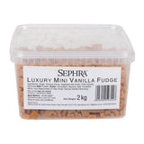 Sephra Mini Vanilla Fudge Pieces 2kg