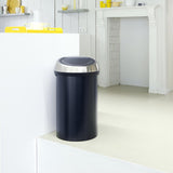 Brabantia Touch Bin Matt Black 60Ltr