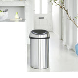 Brabantia Touch Bin Matt Steel 60Ltr