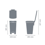 Brabantia StepUp Pedal Bin Jade Green 10Ltr