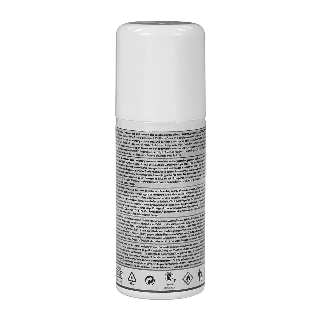 PME Edible Lustre Spray 100ml - Black