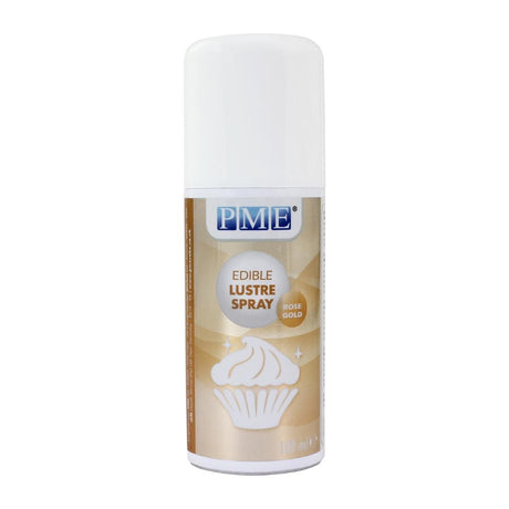 PME Edible Lustre Spray 100ml - Rose Gold
