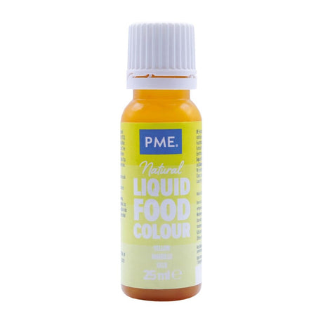 PME 100% Natural Food Colour - Lemon Yellow 25g