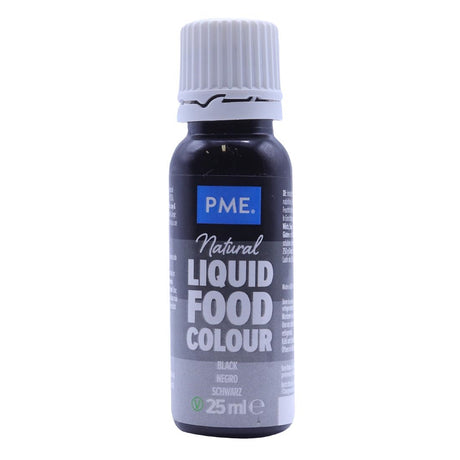 PME 100% Natural Food Colour - Black 25g